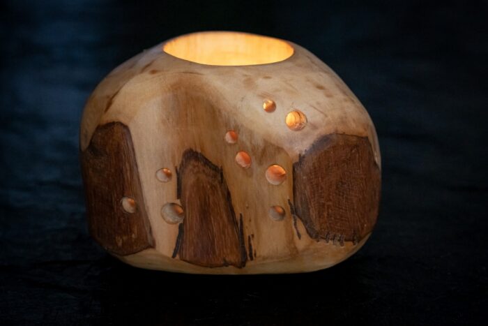 Talla en madera Leo grande - Imagen 1